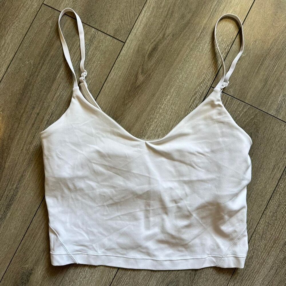 Lululemon Women's Pink and White Vest